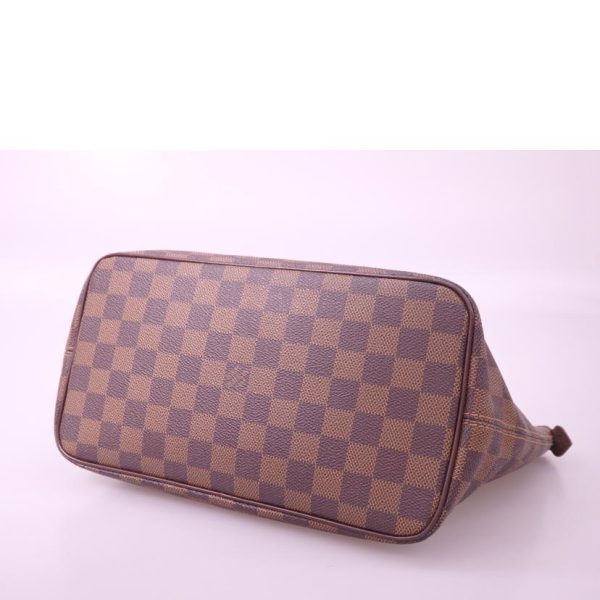 54861 3 Louis Vuitton Saleya Damier Handbag Ebene Brown