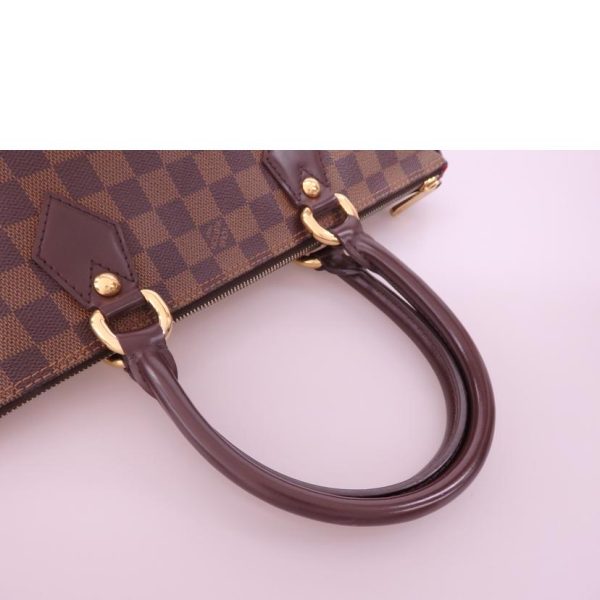 54861 4 Louis Vuitton Saleya Damier Handbag Ebene Brown