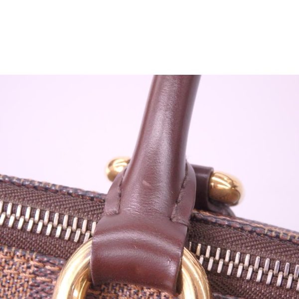 54861 8 Louis Vuitton Saleya Damier Handbag Ebene Brown