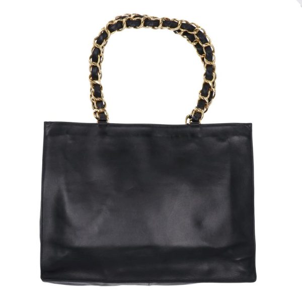 54874 2 Chanel Cocomark Chain Tote G Metal Fittings Black