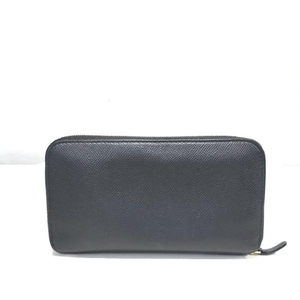 54932 2 Balenciaga Zip Around Wallet Black