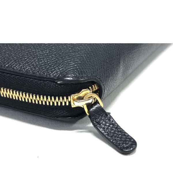 54932 5 Balenciaga Zip Around Wallet Black