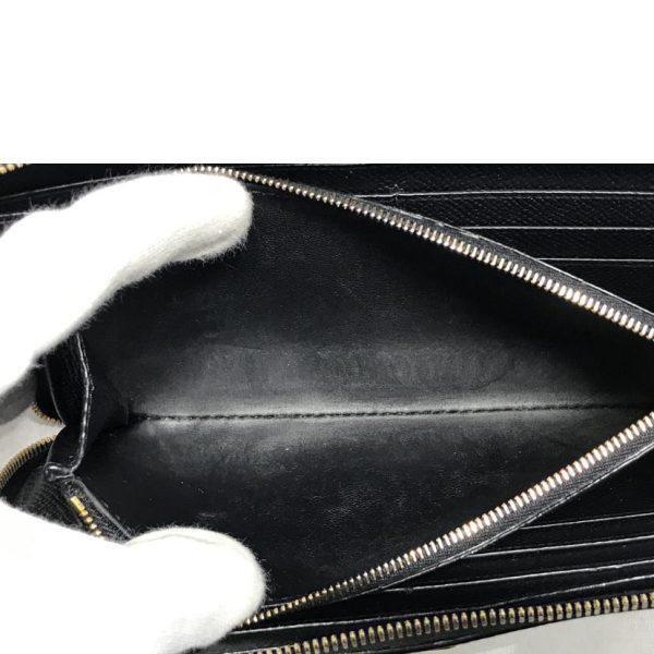 54932 7 Balenciaga Zip Around Wallet Black