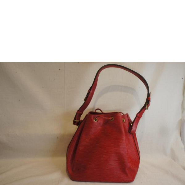 54956 2 Louis Vuitton Petinoet Epi Bag Red