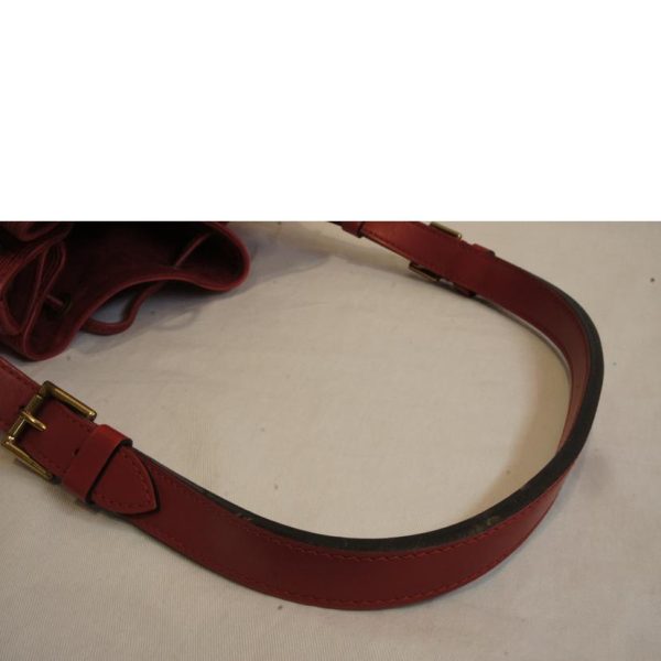 54956 4 Louis Vuitton Petinoet Epi Bag Red