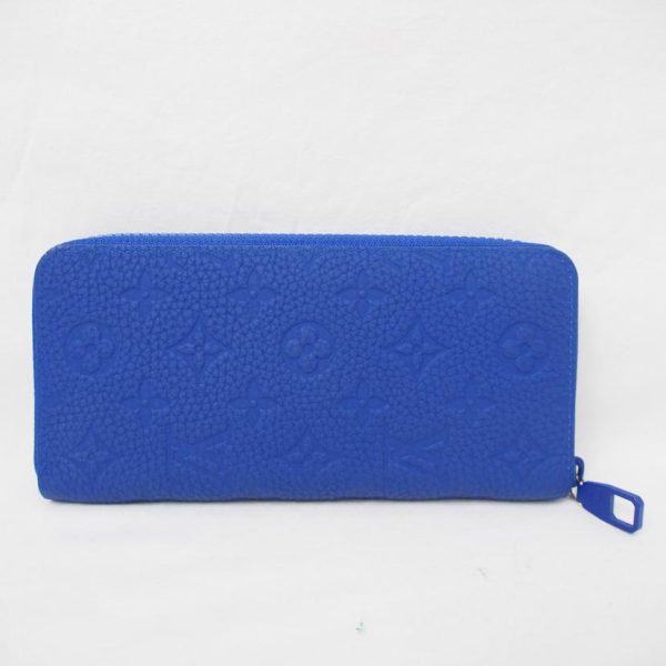 54989 1 Louis Vuitton Zippy Wallet Vertical Bag Taurillon Blue