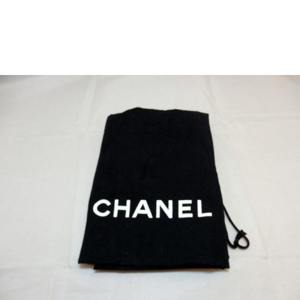 55003 6 Chanel Travel Line Tote Bag Black