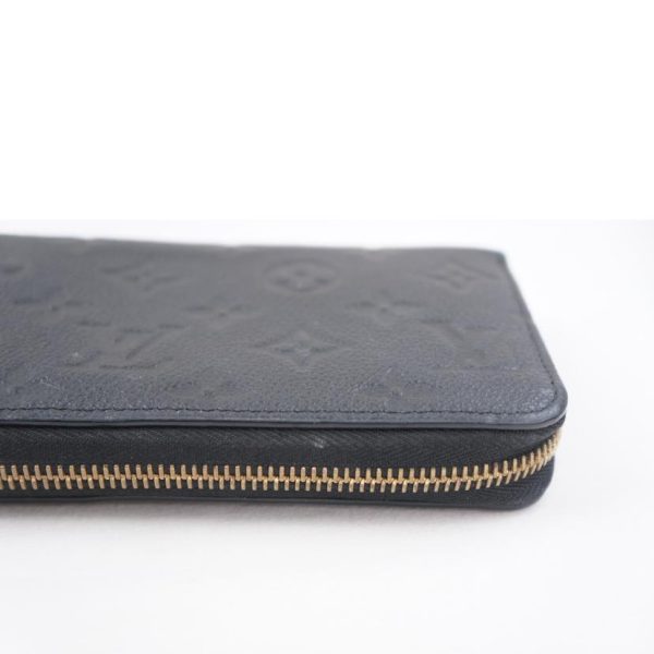 55024 8 Louis Vuitton Zippy Wallet Empreinte Leather Wallet Noir