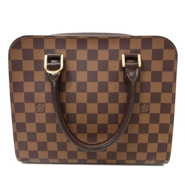 55054 1 Louis Vuitton Triana Bag Damier Ebene Brown