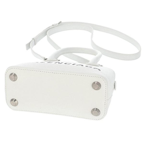 5506460otn39060 3 Balenciaga Ville Top Handle XXS Shoulder Bag White