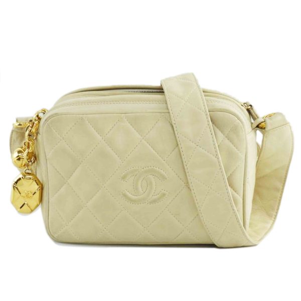 55109 1 Chanel Matelassé Shoulder Bag Lambskin