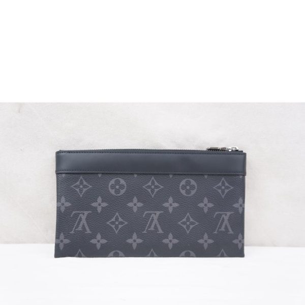 55109 2 Louis Vuitton Discovery PM Monogram Eclipse Canvas Bag Black