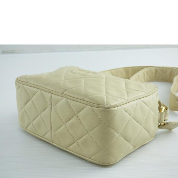 55109 3 Chanel Matelassé Shoulder Bag Lambskin