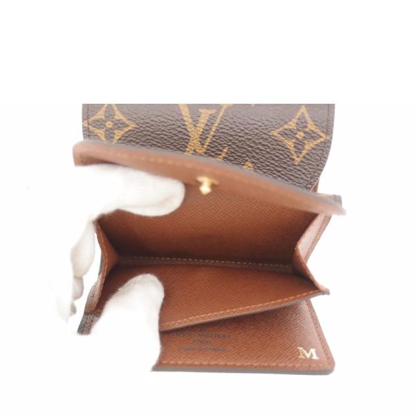 55114 5 Louis Vuitton Helene Wallet Monogram Brown