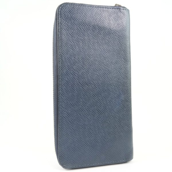 55140223 3 LOUIS VUITTON Vertical Long Wallet M30510 Blue