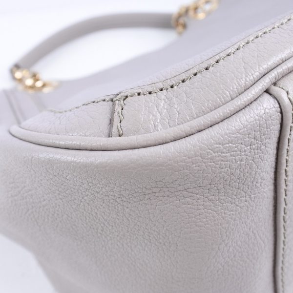 55140455 7 Salvatore Ferragamo Gancini Handbag Calf Gray