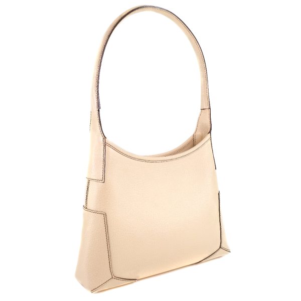 55150129 3 Salvatore Ferragamo 0202694 Leather Beige Shoulder Bag