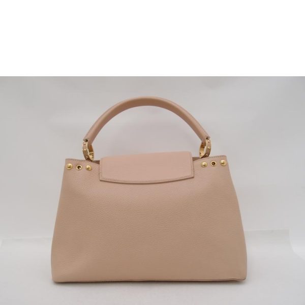 55154 2 Louis Vuitton Capucines MM Handbag Beige