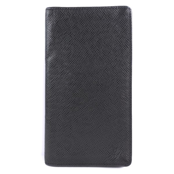 55160403 1 LOUIS VUITTON Porto Valle Cartes Billfold Wallet Taiga Altoise