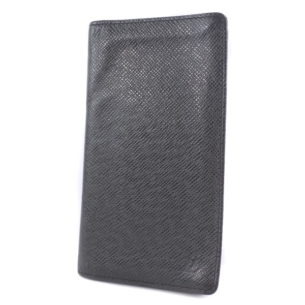 55160403 2 LOUIS VUITTON Porto Valle Cartes Billfold Wallet Taiga Altoise