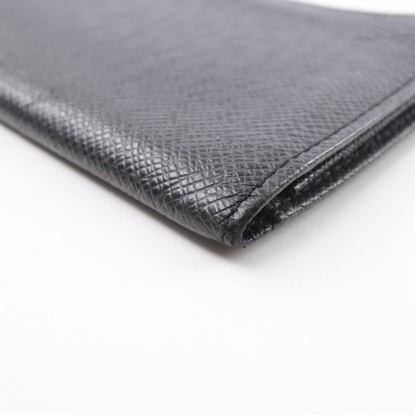 55160403 5 LOUIS VUITTON Porto Valle Cartes Billfold Wallet Taiga Altoise