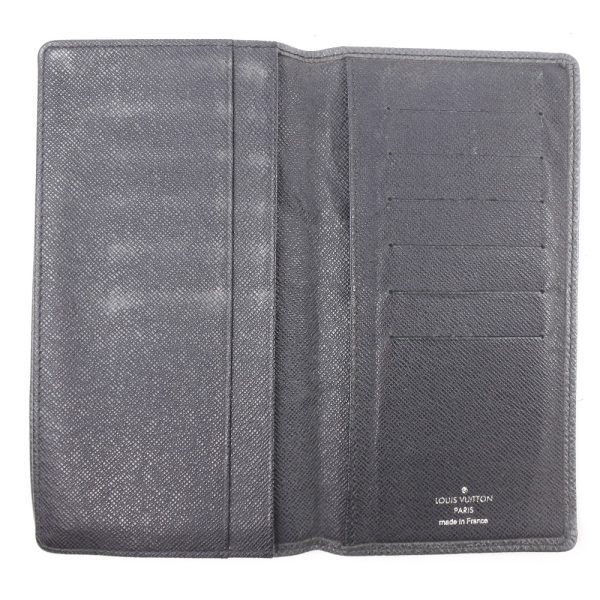 55160403 6 LOUIS VUITTON Porto Valle Cartes Billfold Wallet Taiga Altoise