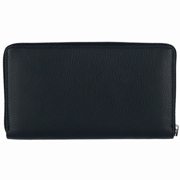 551935dlq4n1000 2 Balenciaga Everyday Long Wallet Round Zipper Black