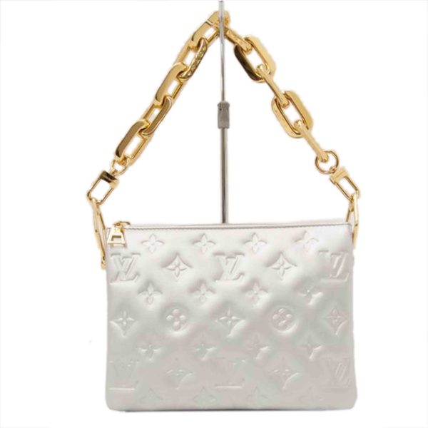 55222 1 Louis Vuitton Coussin BB Handbag Silver