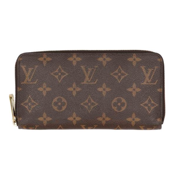 55284 1 Louis Vuitton Zippy Wallet Monogram Wallet Brown