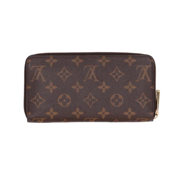 55284 2 Louis Vuitton Zippy Wallet Monogram Wallet Brown