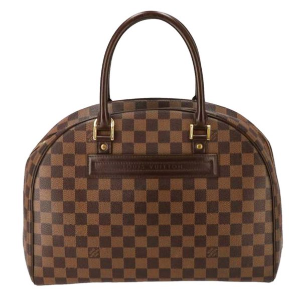 55321 1 Louis Vuitton Nolita Damier Canvas Bag Brown