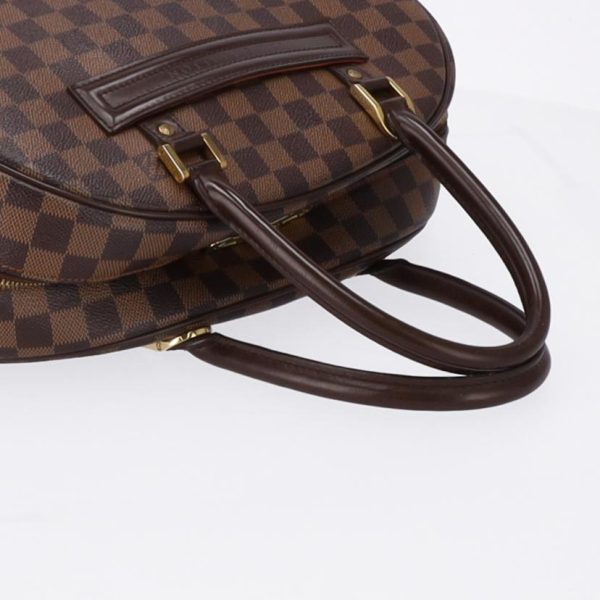 55321 3 Louis Vuitton Nolita Damier Canvas Bag Brown