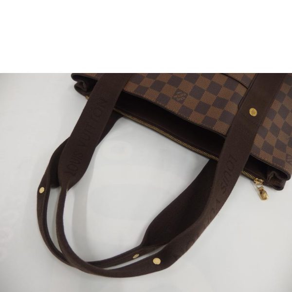 55325 4 Louis Vuitton Cava Beaubourg Damier Ebene Shoulder Bag Brown