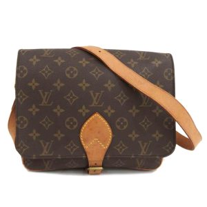 55332 1 Louis Vuitton Monogram Looping MM Shoulder Bag One Shoulder Brown x Gold Hardware