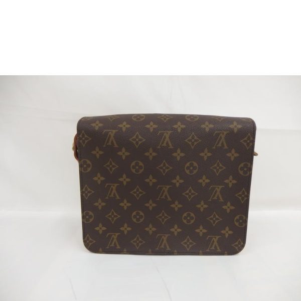 55332 2 Louis Vuitton Cartesier Monogram Document Holder Bag Brown