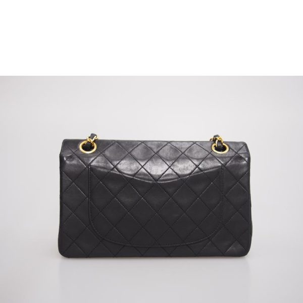 55337 2 CHANEL Matelasse Chain Shoulder Bag Black