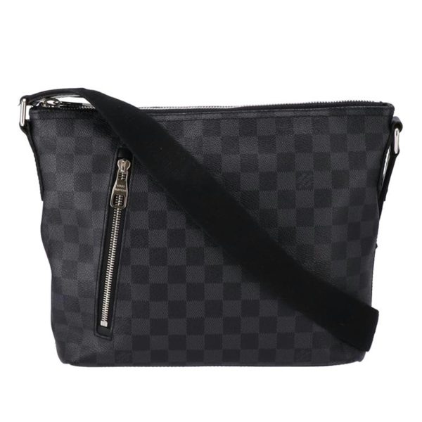 55352 1 Louis Vuitton Mick PM Damier Graphite Canvas Bag Black