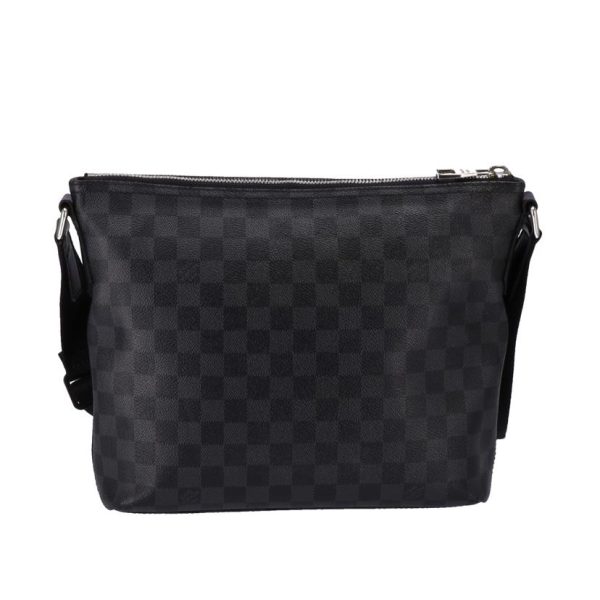 55352 2 Louis Vuitton Mick PM Damier Graphite Canvas Bag Black