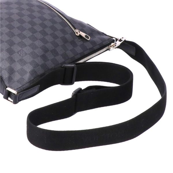 55352 4 Louis Vuitton Mick PM Damier Graphite Canvas Bag Black