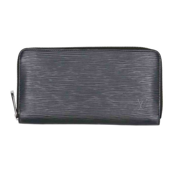 55369 1 Louis Vuitton Zippy Wallet Epi Wallet Anthracite Nacre