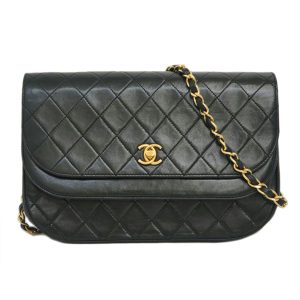 55375 1 CHANEL Shoulder Bag Caviar Blue