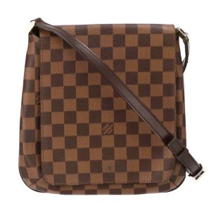 55376 1 Gucci GG Supreme Waist Bag PVC Coated Canvas Brown