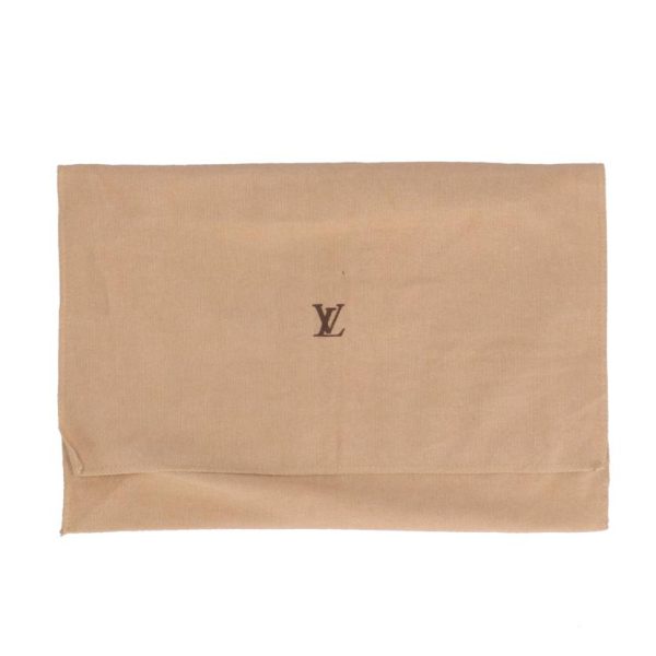 55376 6 Louis Vuitton Pochette Homme Monogram Clutch Bag Brown