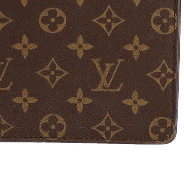 55376 7 Louis Vuitton Pochette Homme Monogram Clutch Bag Brown