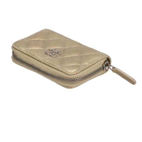 55383 3 Chanel Coin Case Lamb