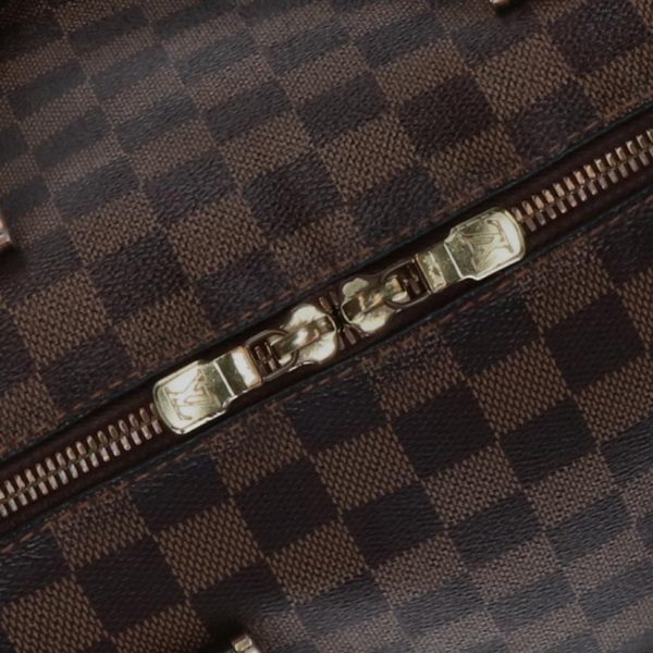 55406 6 Louis Vuitton Ribera MM Damier Canvas Bag Brown