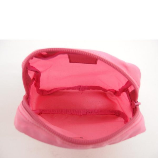 55420 4 Prada Nylon Cosmetic Pouch Pink