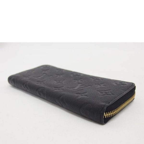 55530 3 Louis Vuitton Portefeuil Clemence Monogram Empreinte Wallet Noir