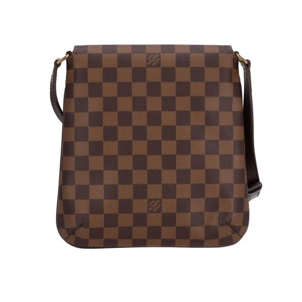 55533 2 Louis Vuitton Musette Salsa Long Shoulder Bag Damier Ebene Brown