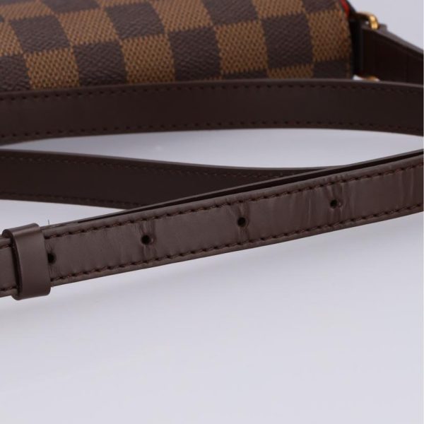 55533 8 Louis Vuitton Musette Salsa Long Shoulder Bag Damier Ebene Brown